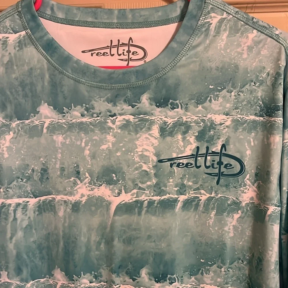 Reel Life. Long sleeve fishing tee - Picture 2 of 5